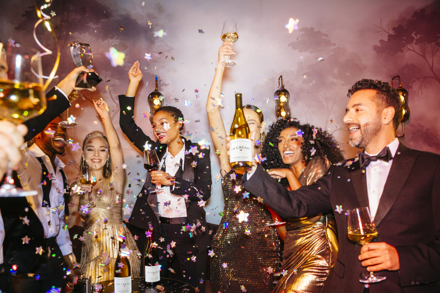 Celebrating with La Crema wine