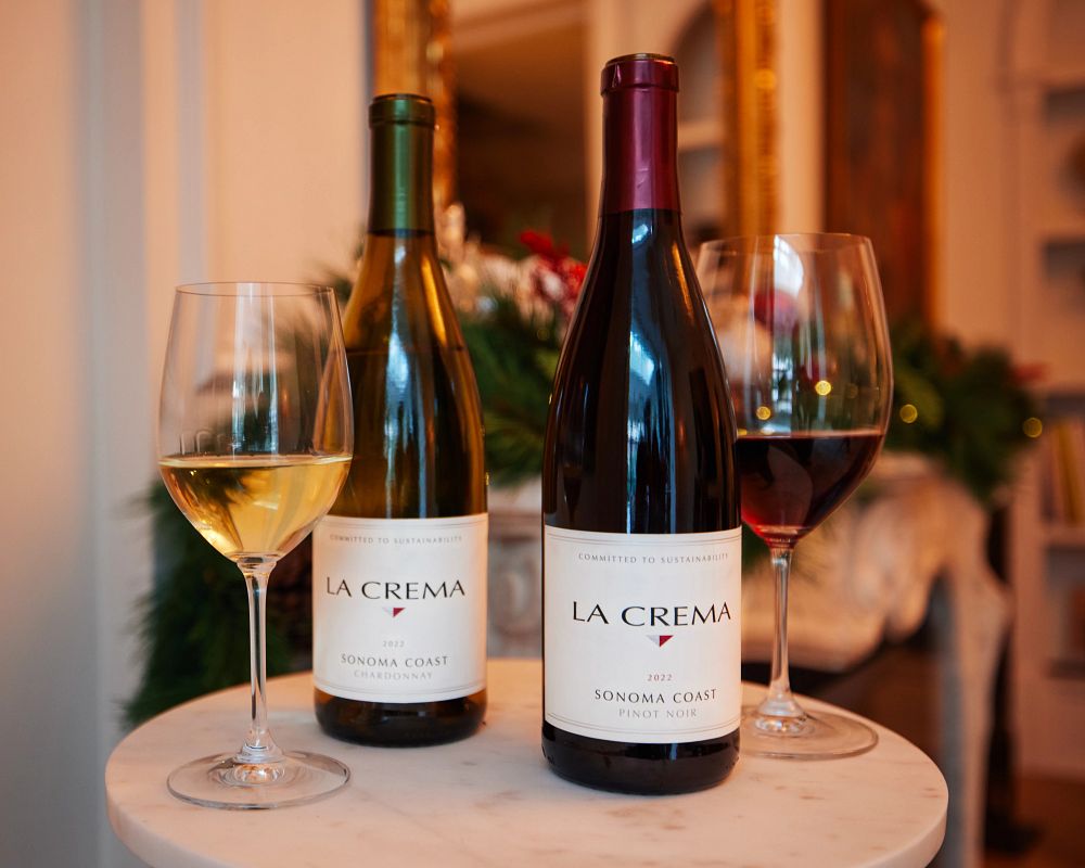 La Crema Sonoma Coast Chardonnay and Pinot Noir