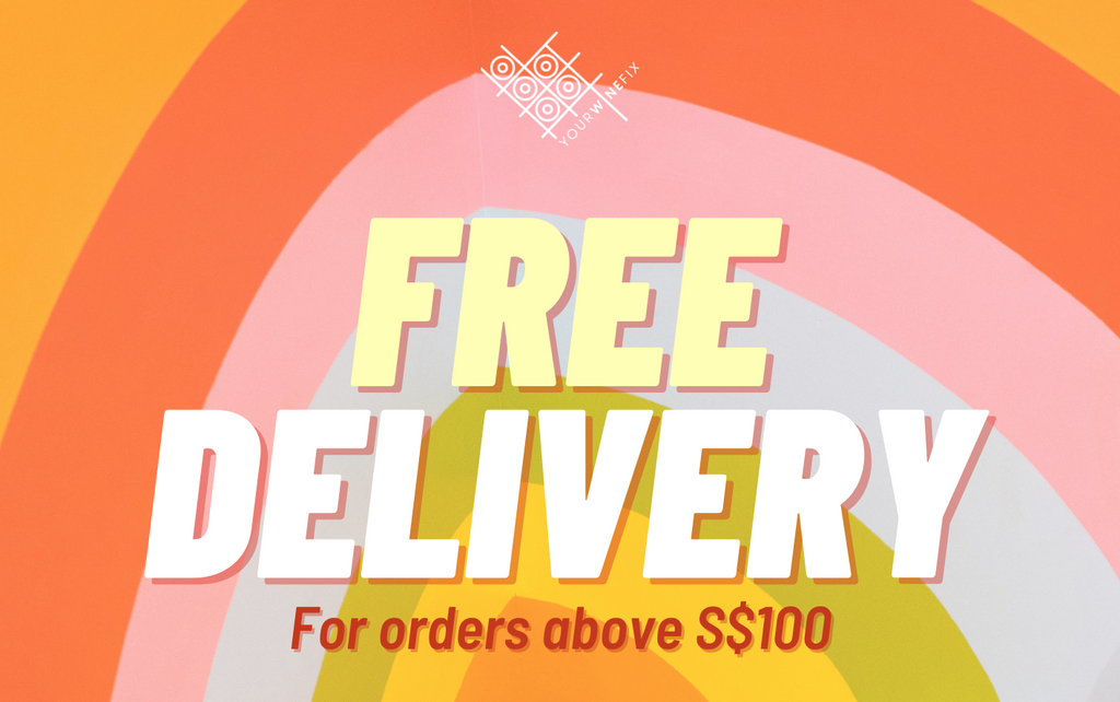 Free Shipping for orders above S$100!