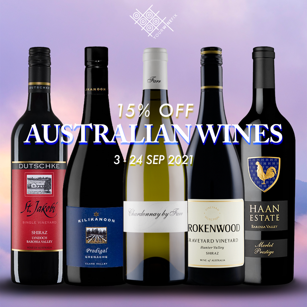 September Promo: 15% OFF on all Australian wines!