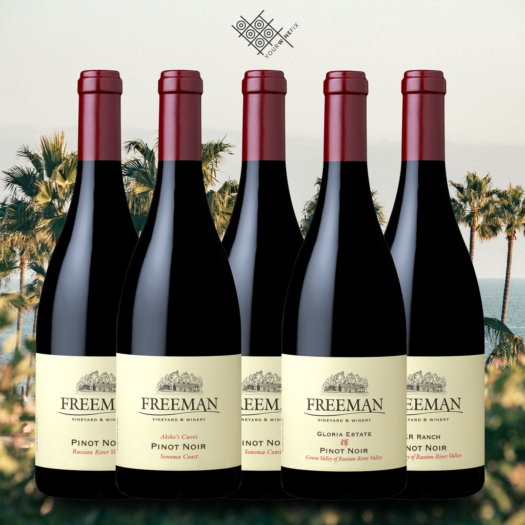 BUY 4 BOTTLES GET 2 FREE! Freeman - California's Pinot Noir