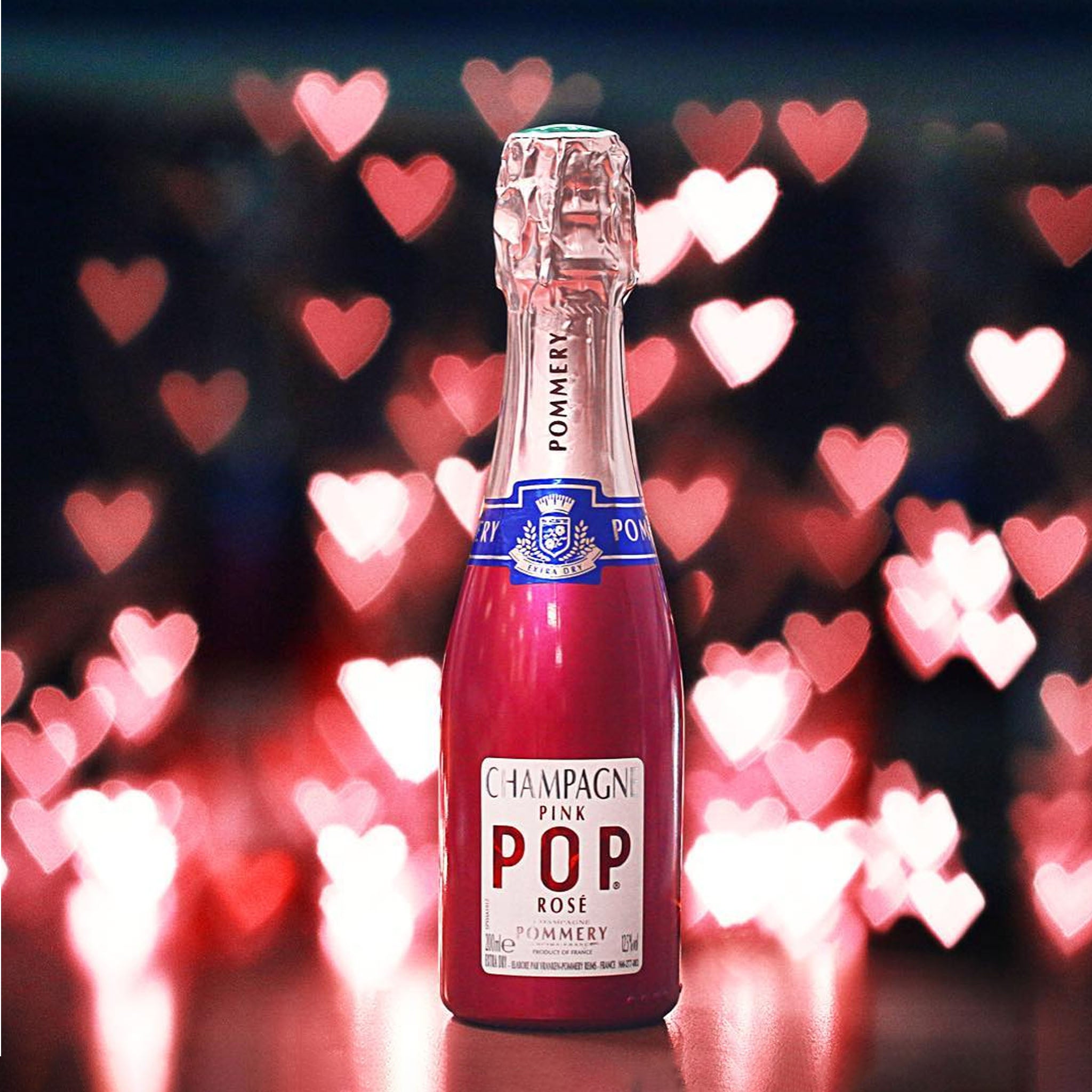 Kloster Luftfart Bare overfyldt Champagne Pommery, POP Brut Rose NV (200ml) – yourwinefix